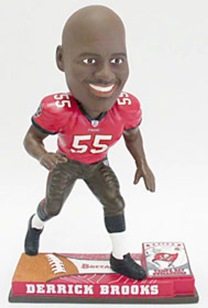 Tampa Bay Buccaneers Derrick Brooks Forever Collectibles On Field Bobblehead CO - Forever Collectibles