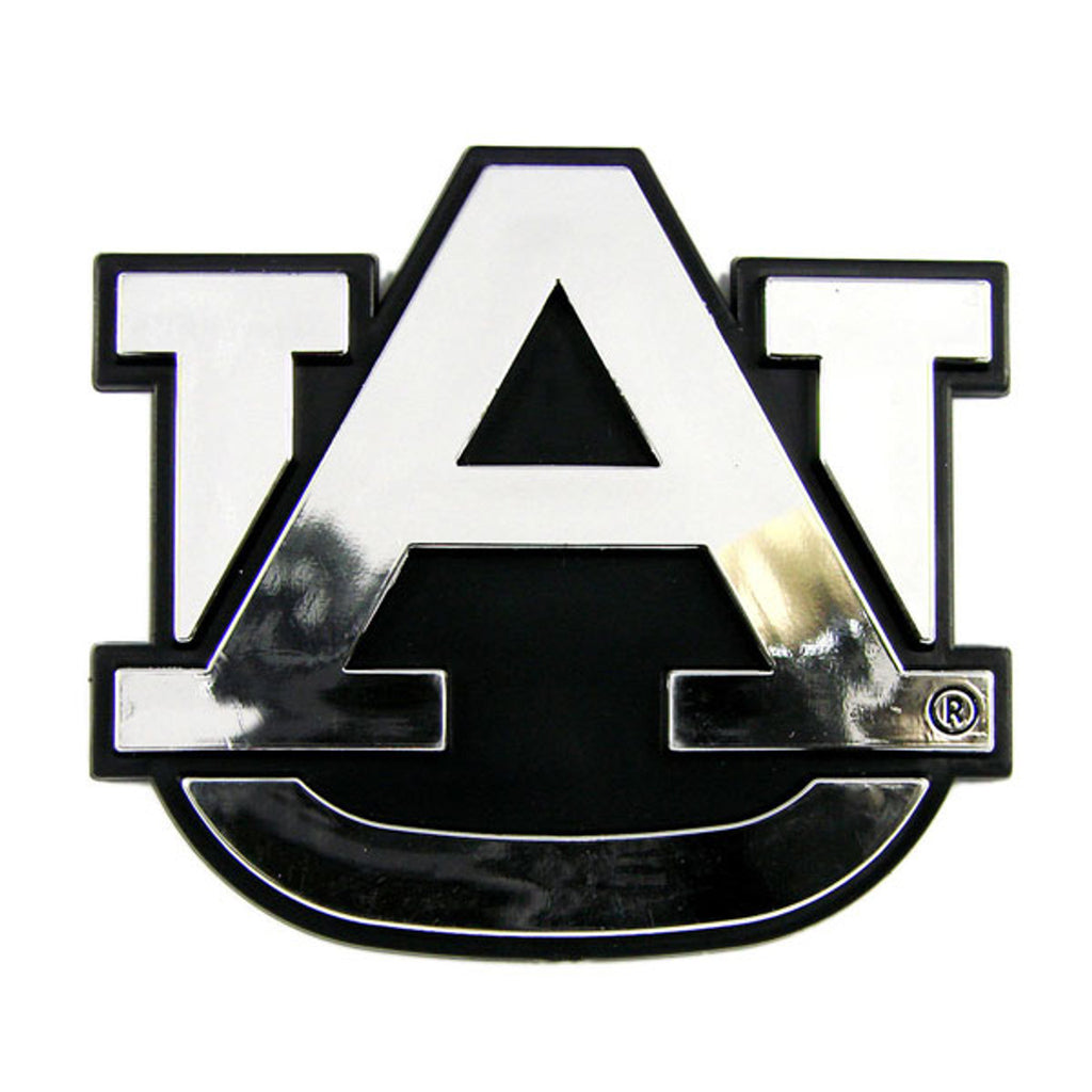 Auburn Tigers Auto Emblem - Silver - Team Promark