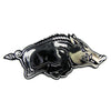 Arkansas Razorbacks Auto Emblem - Silver - Team Promark