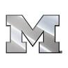 Michigan Wolverines Auto Emblem - Silver - Team Promark