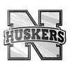 Nebraska Cornhuskers Auto Emblem - Silver - Team Promark
