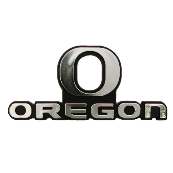 Oregon Ducks Auto Emblem - Silver - Team Promark
