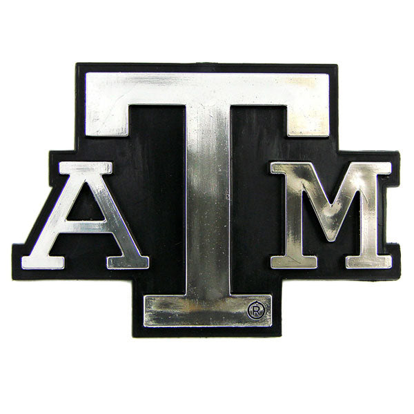 Texas A&M Aggies Auto Emblem - Silver - Team Promark