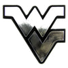 West Virginia Mountaineers Auto Emblem - Silver - Team Promark