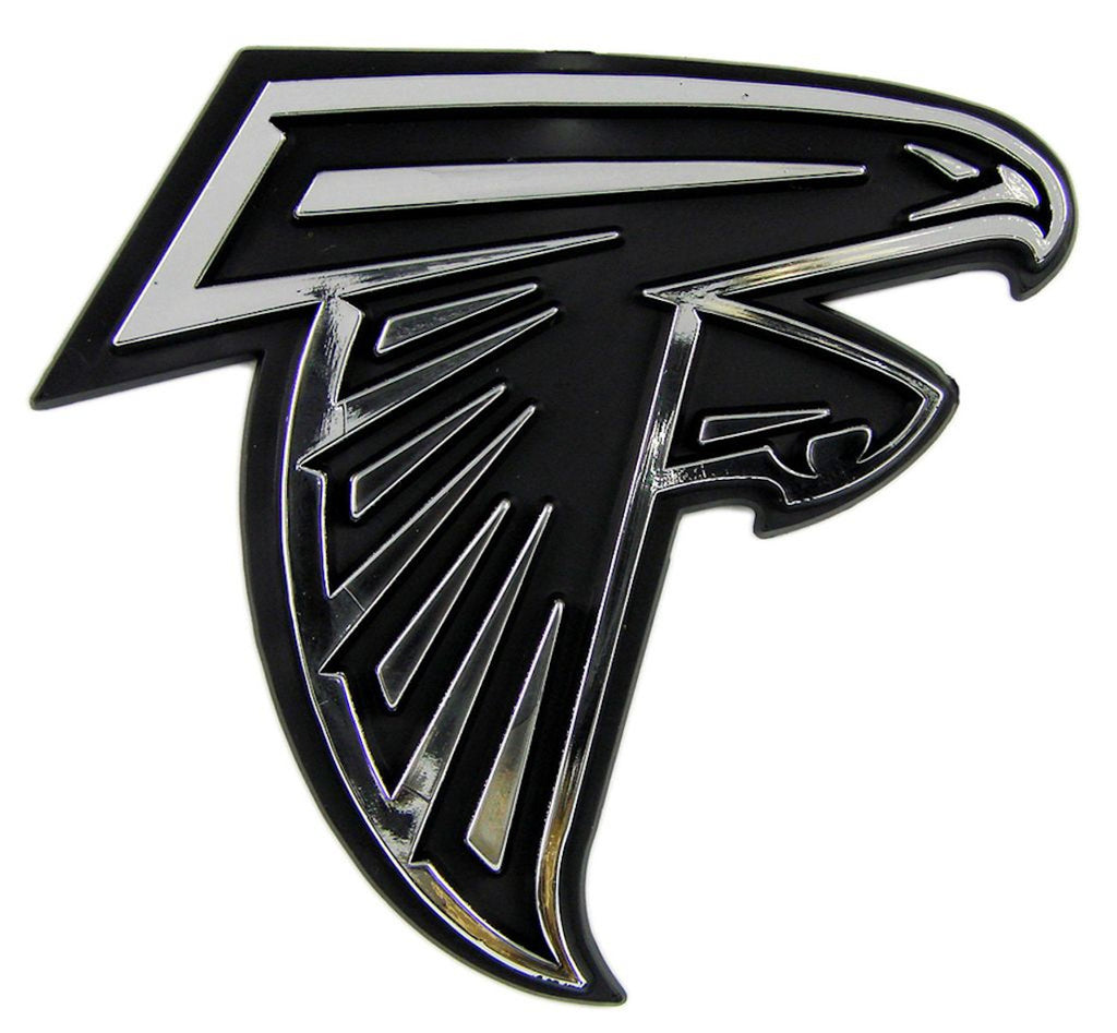 Atlanta Falcons Auto Emblem - Silver - Team Promark