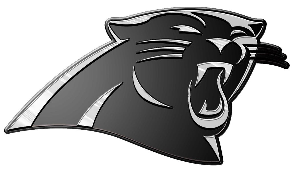 Carolina Panthers Auto Emblem - Silver - Team Promark