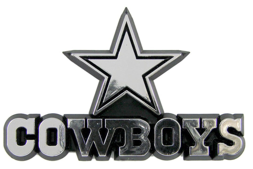 Dallas Cowboys Auto Emblem - Silver - Team Promark