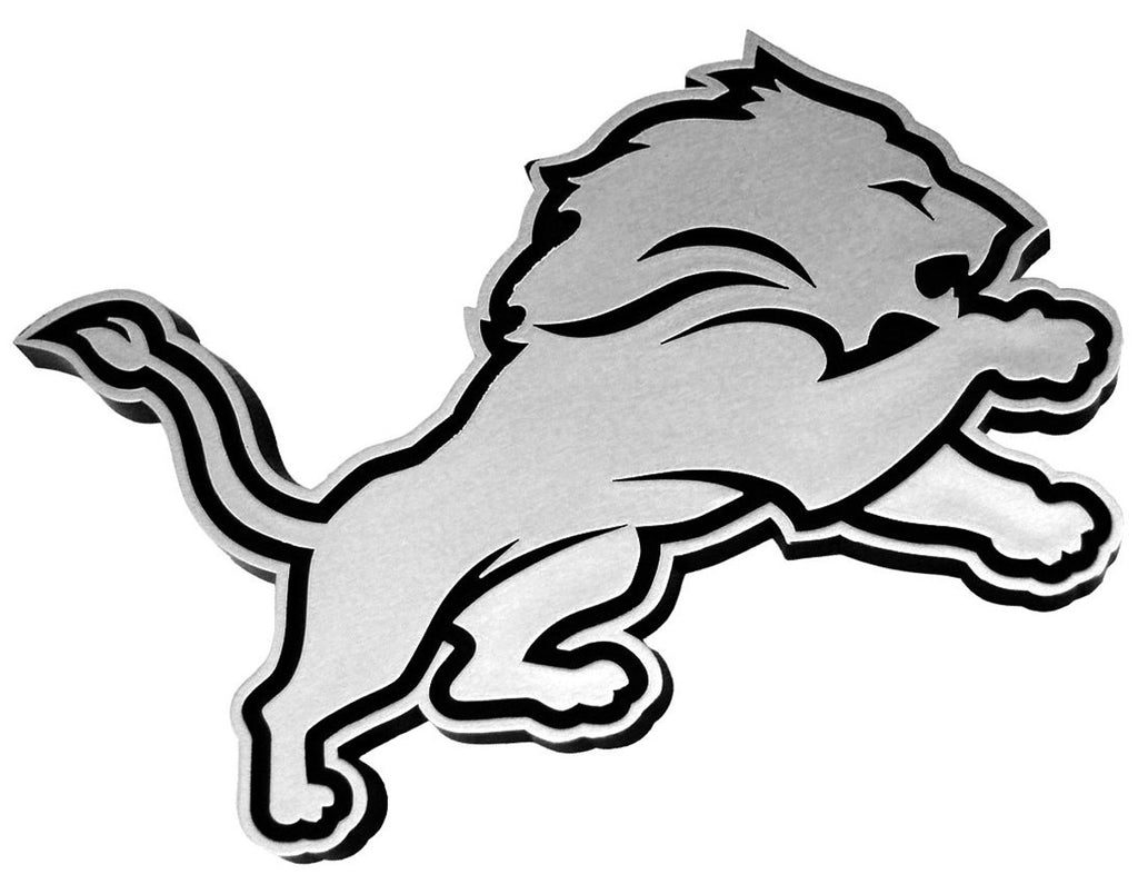 Detroit Lions Auto Emblem - Silver - Team Promark