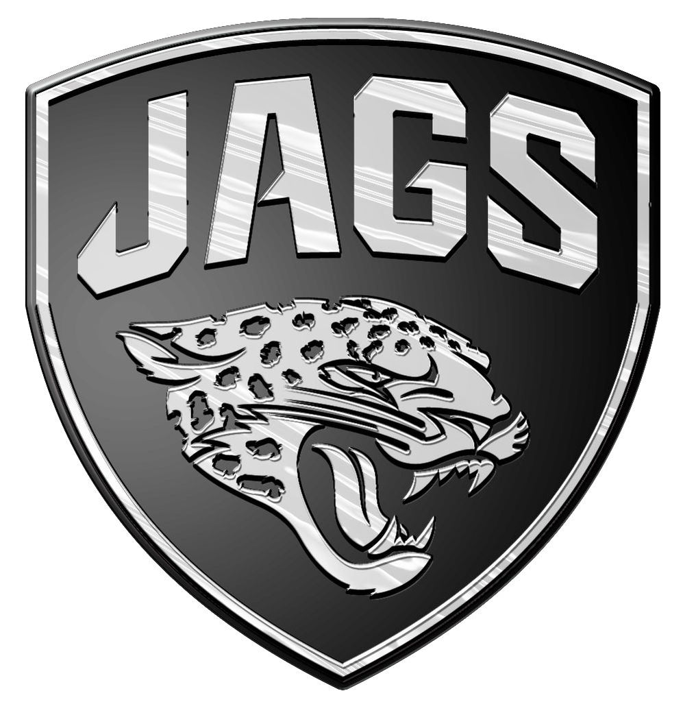 Jacksonville Jaguars Auto Emblem - Silver - Team Promark
