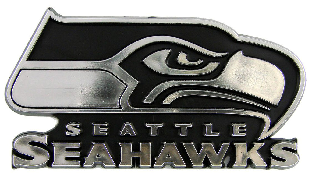 Seattle Seahawks Auto Emblem - Silver - Team Promark
