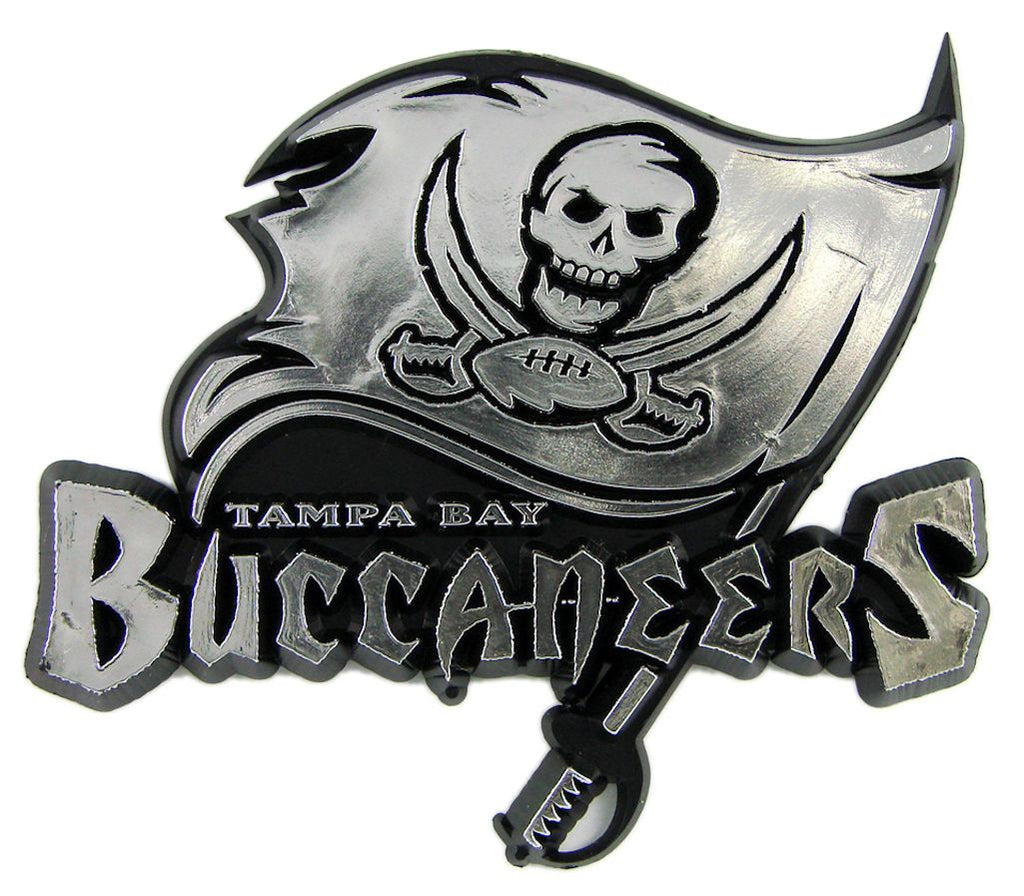 Tampa Bay Buccaneers Auto Emblem - Silver - Team Promark