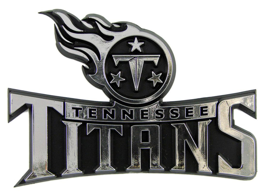 Tennessee Titans Auto Emblem - Silver - Team Promark