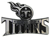 Tennessee Titans Auto Emblem - Silver - Team Promark