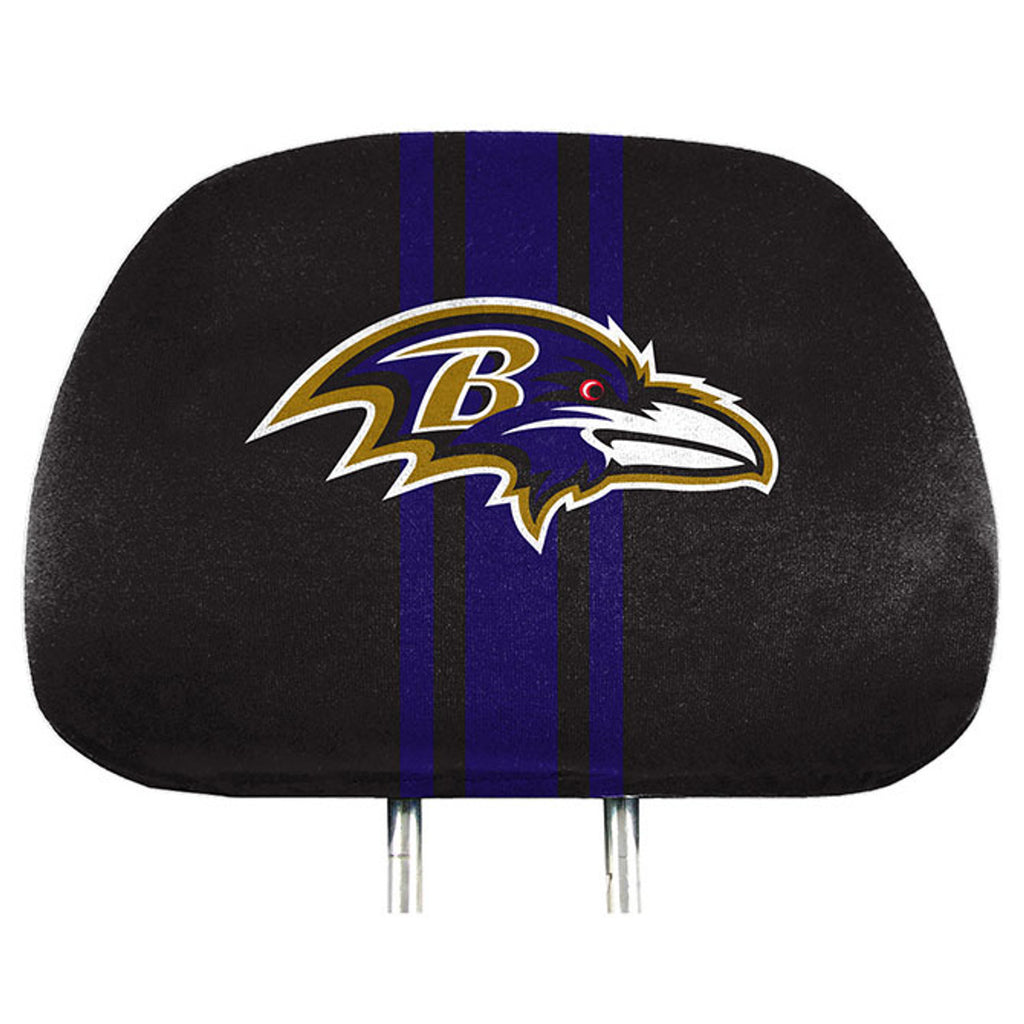 Baltimore Ravens Headrest Covers Full Printed Style - Team Promark