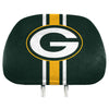 Green Bay Packers Headrest Covers Full Printed Style - Team Promark