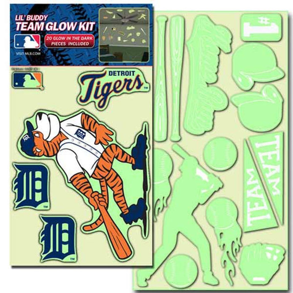 Detroit Tigers Decal Lil Buddy Glow in the Dark Kit CO - Team Promark