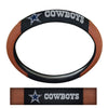 Dallas Cowboys Steering Wheel Cover Premium Pigskin Style - Team Promark