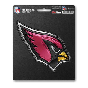 Arizona Cardinals Decal 5x8 Die Cut 3D Logo Design - Fan Mats