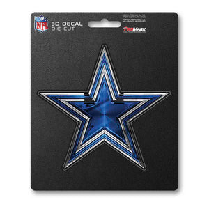 Dallas Cowboys Decal 5x8 Die Cut 3D Logo Design - Fan Mats