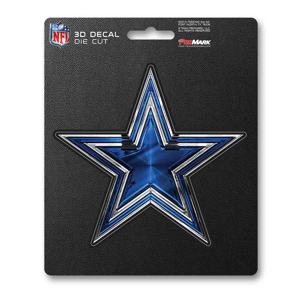 Dallas Cowboys Decal 5x8 Die Cut 3D Logo Design - Fan Mats