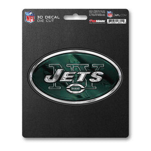 New York Jets Decal 5x8 Die Cut 3D Logo Design - Fan Mats