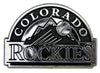 Colorado Rockies Auto Emblem Silver Chrome - Team Promark