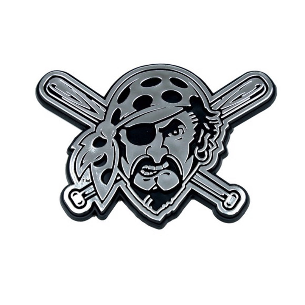 Pittsburgh Pirates Auto Emblem - Silver - Team Promark