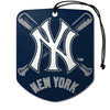 New York Yankees Air Freshener Shield Design 2 Pack - Team Promark