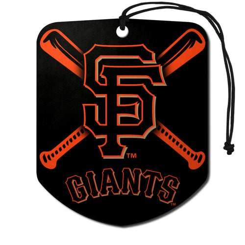 San Francisco Giants Air Freshener Shield Design 2 Pack -