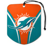 Miami Dolphins Air Freshener Shield Design 2 Pack - Team Promark