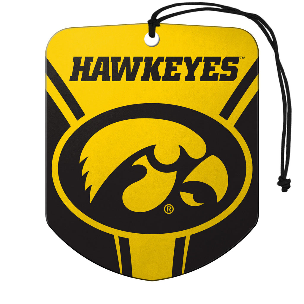 Iowa Hawkeyes Air Freshener Shield Design 2 Pack - Team Promark