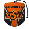 Oklahoma State Cowboys Air Freshener Shield Design 2 Pack - Special Order - Team Promark