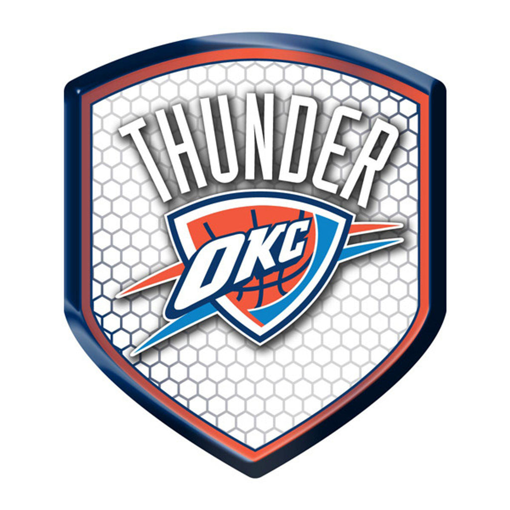 Oklahoma City Thunder Decal Shield Style Reflector Style CO - Team Promark