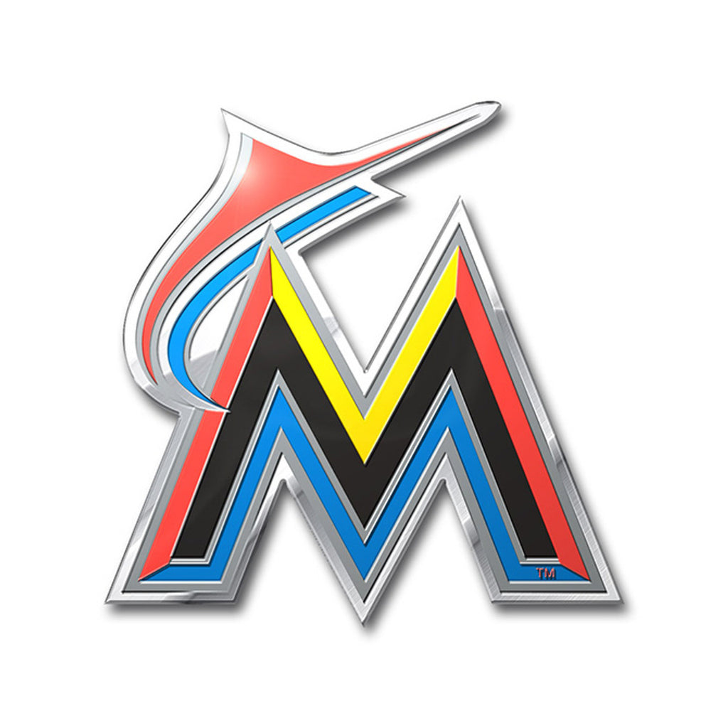Miami Marlins Auto Emblem Color - Team Promark