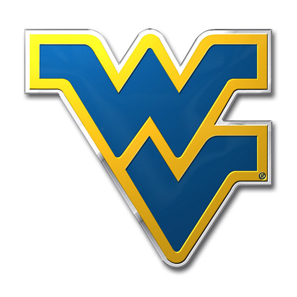 West Virginia Mountaineers Auto Emblem - Color - Team Promark