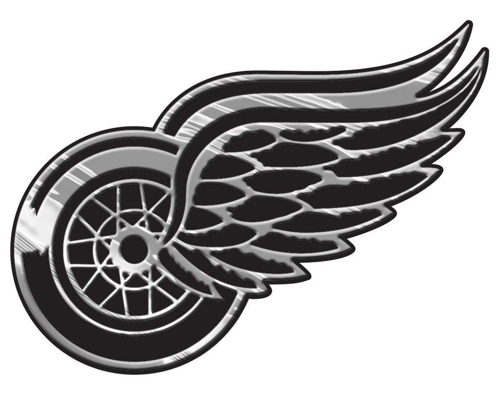 Detroit Red Wings Auto Emblem - Silver - Team Promark
