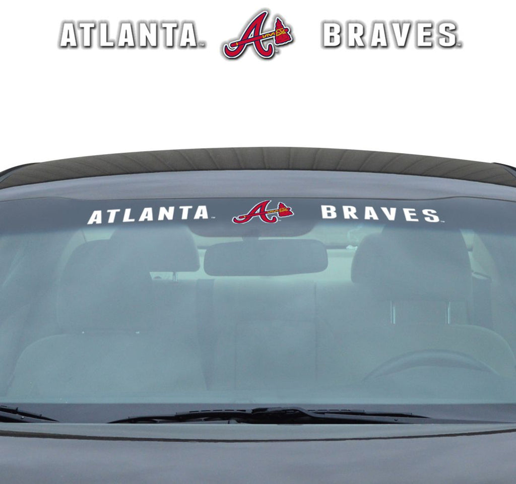 Atlanta Braves Decal 35x4 Windshield - Special Order - Team Promark