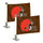 Cleveland Browns Flag Set 2 Piece Ambassador Style - Team Promark