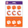 Clemson Tigers Decal Set Mini 12 Pack - Team Promark