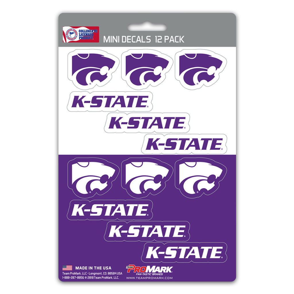 Kansas State Wildcats Decal Set Mini 12 Pack - Team Promark
