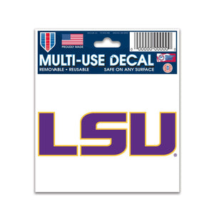 LSU Tigers Decal 3x4 Multi Use - WinCraft