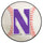 Fanmats - Northwestern University Baseball Mat 27'' diameter