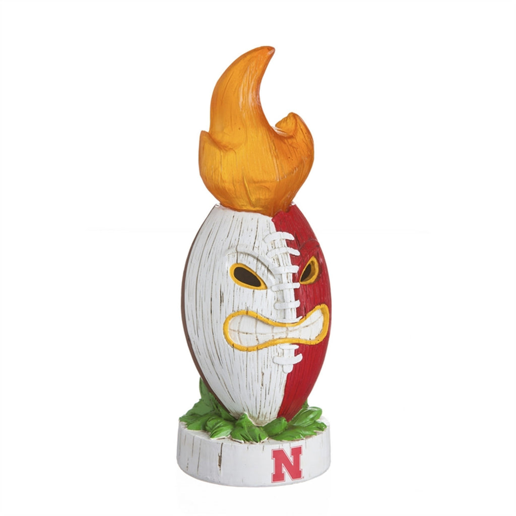 Nebraska Cornhuskers Statue Lit Team Football - EVERGREEN