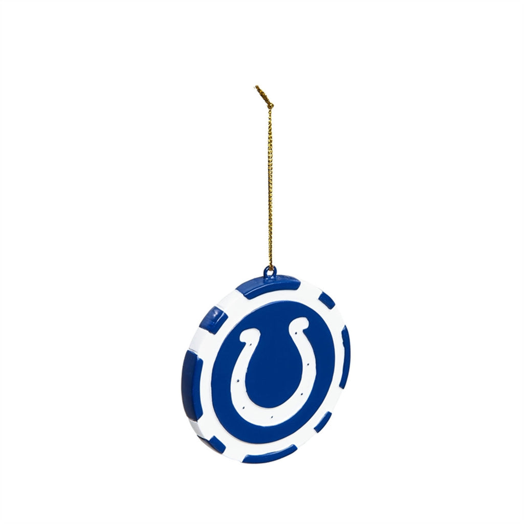 Indianapolis Colts Ornament Game Chip - EVERGREEN