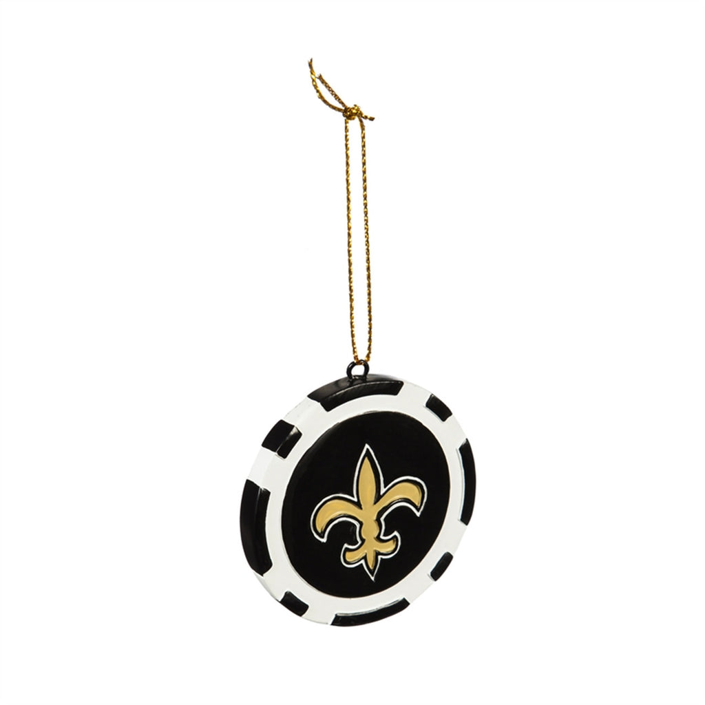 New Orleans Saints Ornament Game Chip - EVERGREEN