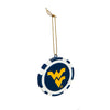 West Virginia Moutaineers Ornament Game Chip - EVERGREEN