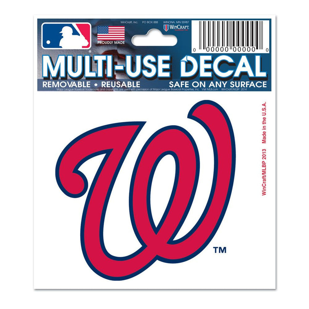 Washington Nationals Decal 3x4 Multi Use - WinCraft