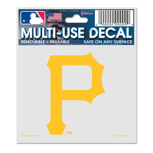 Pittsburgh Pirates Decal 3x4 Multi Use - WinCraft