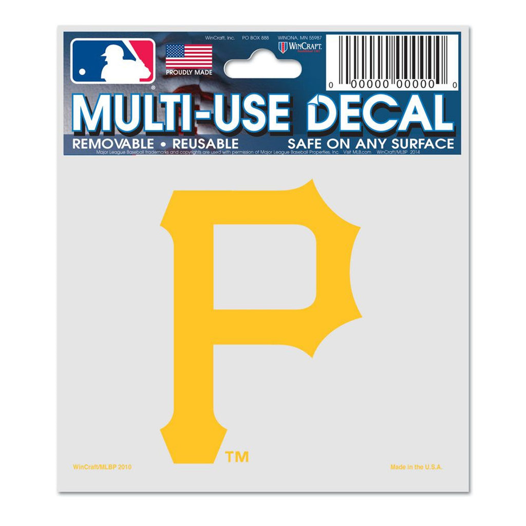 Pittsburgh Pirates Decal 3x4 Multi Use - WinCraft
