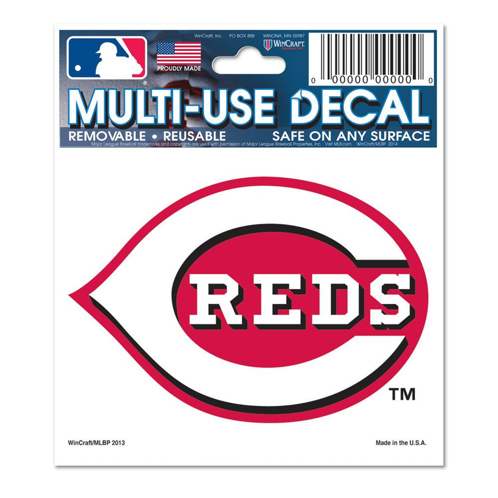 Cincinnati Reds Decal 3x4 Multi Use - Wincraft